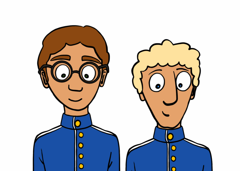 Ilustracja zajęć w mini-grupie (2–3 osoby) w szkole językowej Step by Step.